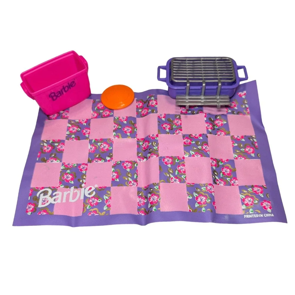 Vintage 1991 Barbie Tropical Splash Picnic Set ARCO‎ (Mattel)